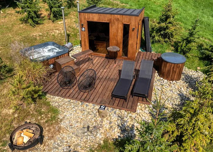 Black Deer - Z Sauna Na Tarasie, Jacuzzi I Widokiem Na Gory - By Deer Hills Luxury דירה *