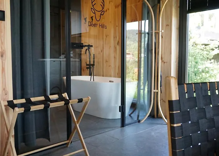דירה Black Deer - Z Sauna Na Tarasie, Jacuzzi I Widokiem Na Gory - By Deer Hills Luxury